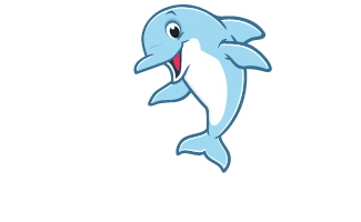 NPE's Logo: A dolphin above the text "NPE"